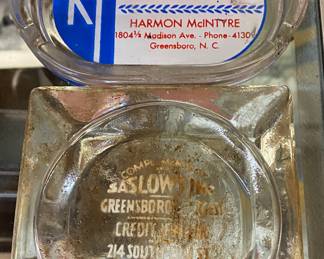 Greensboro, N.C. Advertising Ashtrays