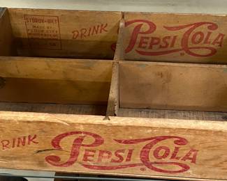 Pepsi Cola Drink Crate