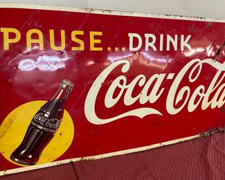 Pause....Drink Coca Cola Sign