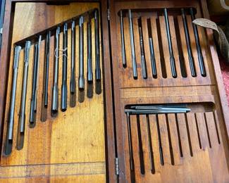 Old Bits in Wooden Case