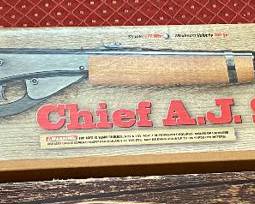 Double Autographed Chief AJ Daisy BB Gun (MIB)