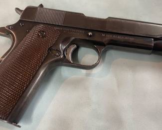 Ithaca Slide Marked U.S. 45 Caliber Pistol (FFL or CCW Required for Purchase)