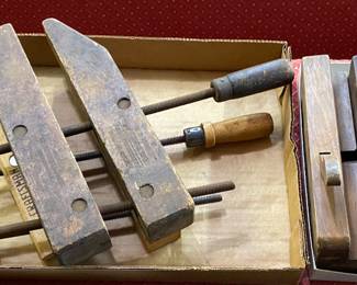 Wooden Clamps and Planes