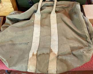 Named WW2 Pilot Gear Bag