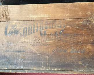 Old Wooden Shipping Crate