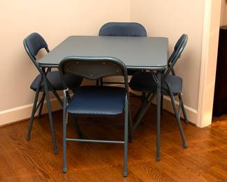 Folding Card Table and Chairs