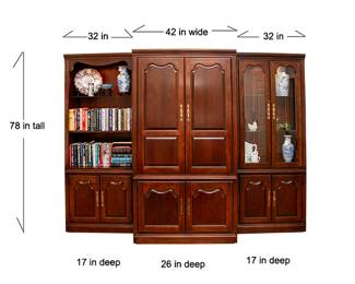 997 Entertainment Center 3 Sections