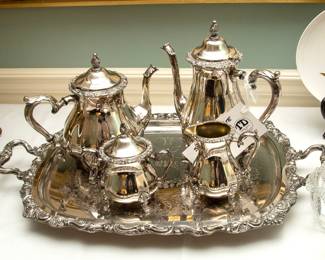 Silver Plate Tea Set