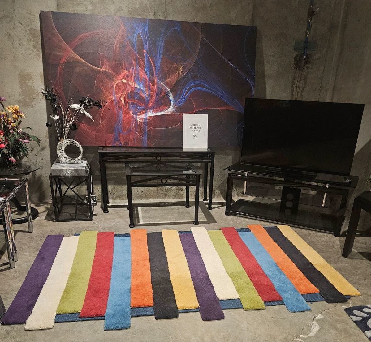 Modern Decor Rug and Picture!