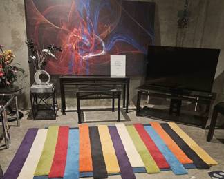 Modern Decor Rug and Picture!