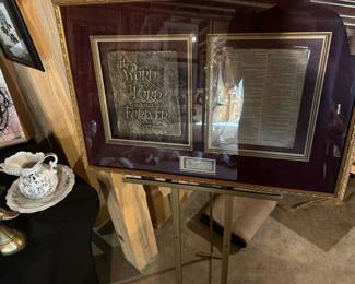 Beautiful Presentation of a 1600's Bible page.