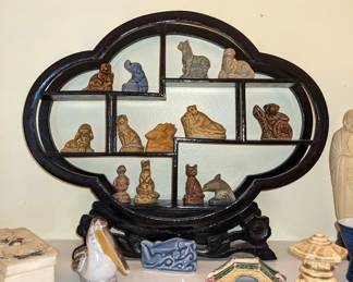 tea animals and stand