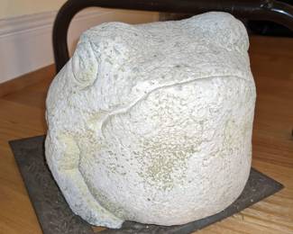 Heavy concrete frog