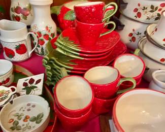 Strawberry Dinnerware/Cookware Set