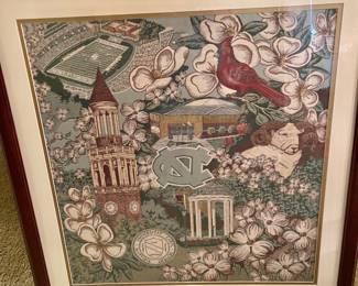 UNC Framed Picture