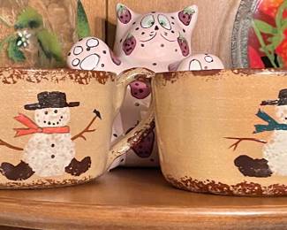 Pottery Decorated by Judy Petrie