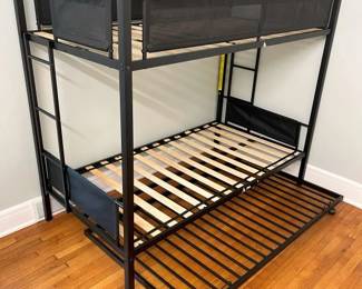 61 Twin Triple Trundle Bunk Bed Frame min