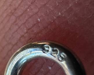 Sterling Silver Necklace with Sterling Silver Heart Pendant