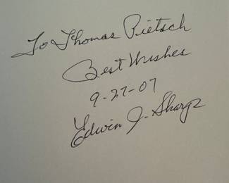 "The Spirit of America" Autographed by Edwin L. Sharp