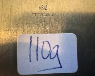 Sterling Silver Monogrammed Bread Bowl (110gms)