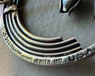 Georg Jensen Sterling Silver Pin