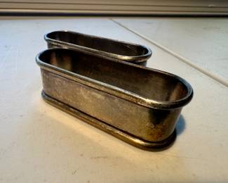 Sterling Silver Napkin Rings (44gms)