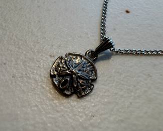 Sterling Silver Necklace with Sterling Silver Pendant