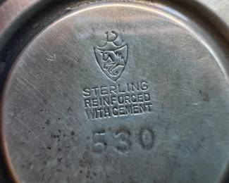 Weighted Sterling Silver Toothpick Holder