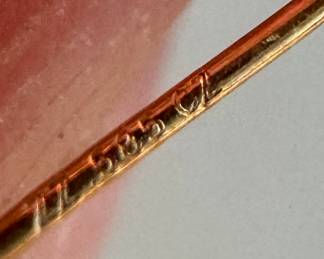 14K Gold & CZ Earrings