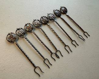 Sterling Silver Peruvian Party Picks (30gms total)