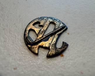 Sterling Silver "EPL" Gold Pin