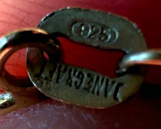 Sterling Silver Necklace with Cross Pendant