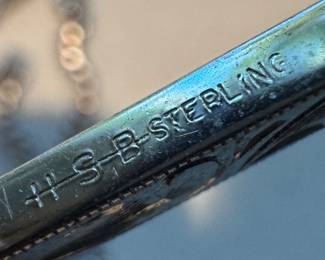 Sterling Silver Necklace with Sterling Silver Cross Pendant