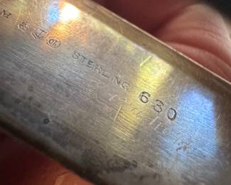 Sterling Silver Napkin Rings (44gms)