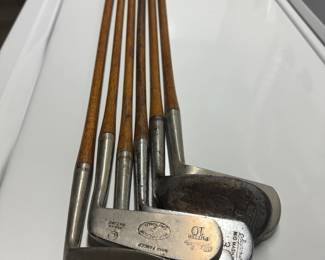 Vintage Macgregor Wooden Gold Clubs