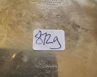 Tiffany & Co. Sterling Silver Monogrammed Teapot (872gms)