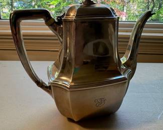 Tiffany & Co. Sterling Silver Monogrammed Teapot (872gms)