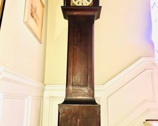Antique tall case clock