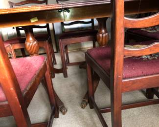 Base of dining table