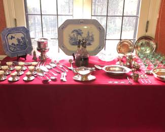 Much in sterling silver and fine antiques