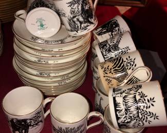 Crown Staffordshire African game set