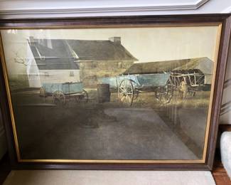 Large Andrew Wyeth lithograph