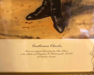 Gentleman Charles print signed by Alan Ellison