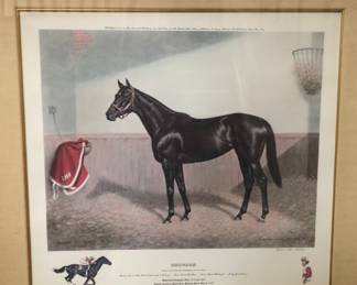 Richard Stone Reeves signed Ruffian equestrian lithograph 