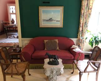 The other slip covered sofa