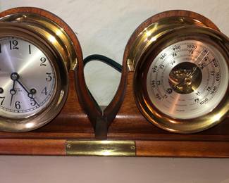 Chelsea Bells clock and barometer set