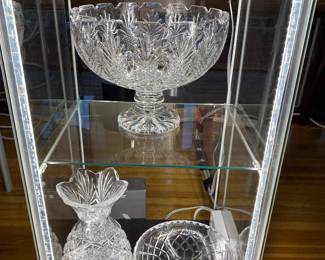 Waterford, Cartier, Tiffany, Lalique crystal 