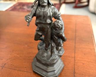 Wilhelm Tell Bronze Statue - Switzerland- 7”