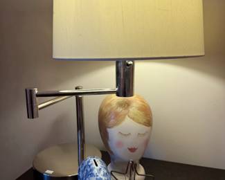 Vintage ceramic mannequin head