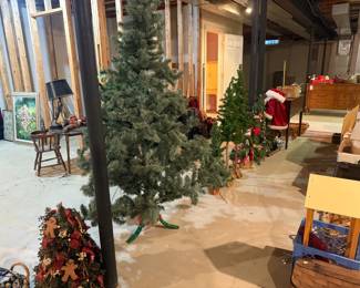 Faux Christmas trees